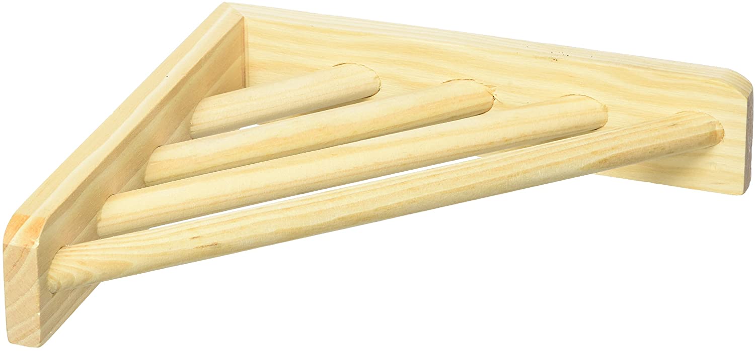 Prevue Hendryx Wood Corner Shelf - 7"