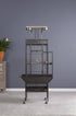 Prevue Hendryx Wrought Iron Select Bird Cage with Playtop - Black - 18" x 18" x 57"