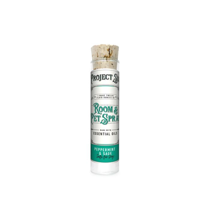 Project Sudz 10gr Peppermint & Sage Room & Pet Spray (makes 12fl oz) Cat and Dog Deodorizer