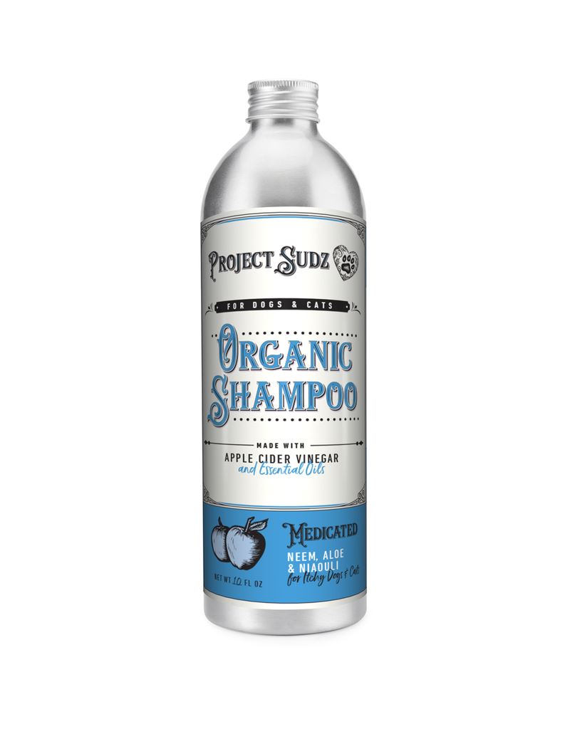 Project Sudz Medicated Neem & Niaouli Liquid Cat and Dog Shampoo - 10 Oz