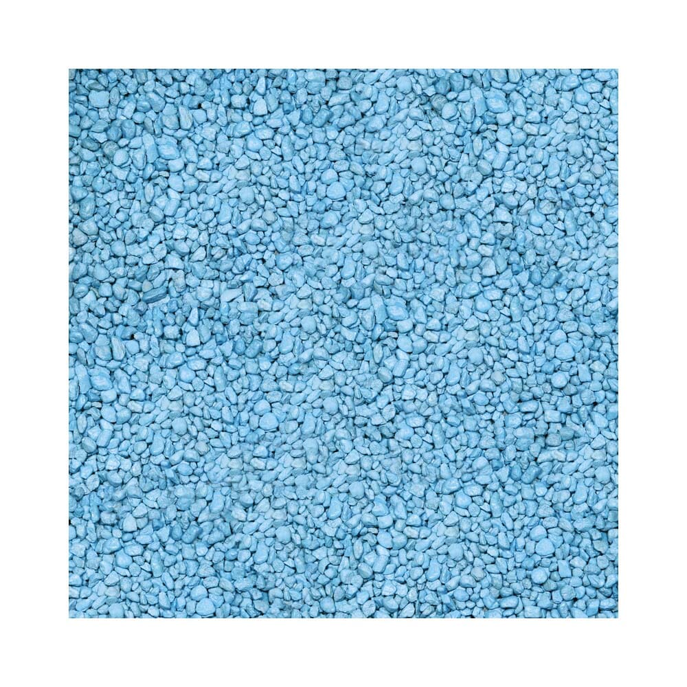 Pure Water Pebbles Premium Fresh Water Coated Aquarium Gravel Heavenly Blue - 25 lbs - 2 Count