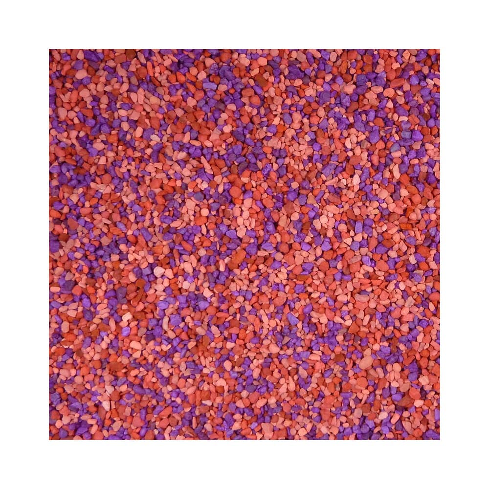 Pure Water Pebbles Premium Fresh Water Coated Aquarium Gravel Neon Fruit Delight - 5 lbs - 6 Count