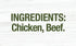 PureBites 100% Pure Chicken & Beef Pate Cat Food Topper Treat