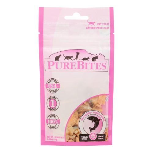 Purebites Salmon Freeze-Dried Cat Treats - 0.49 oz Bag