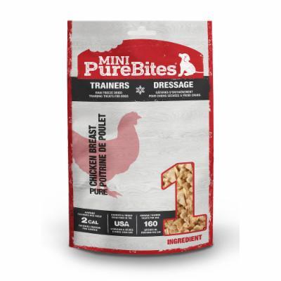 Purebites Trainers Chicken Breast Freeze-Dried Dog Treats - 2.1 oz Bag