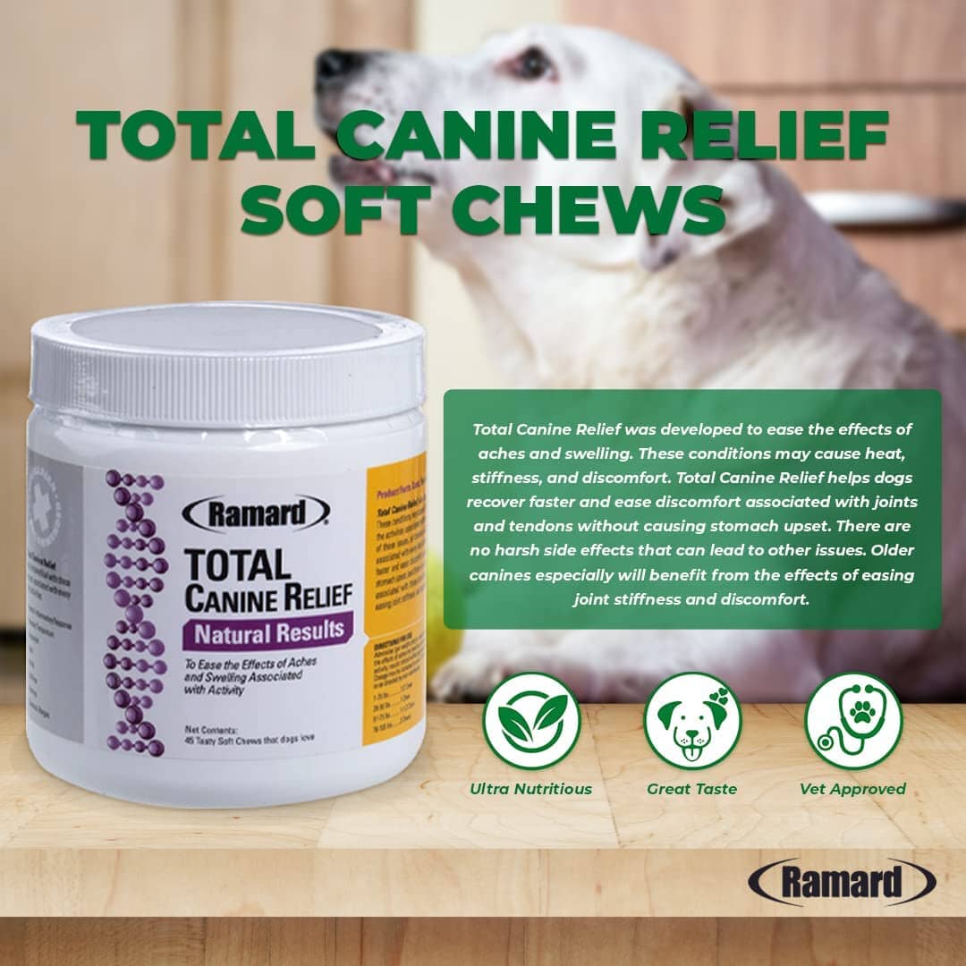 Ramard Ramard Total Canine Relief Natural Results Dog Joint Care - 45 Count