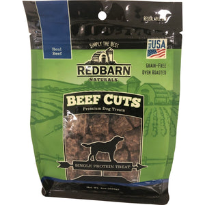 Red Barn Dog Chunky Meat Cuts Beef Dehydrated Dog Treats - 8 Oz