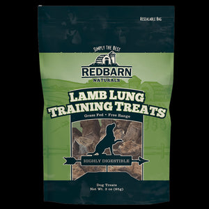 Red Barn Dog Grain-Free Lamb Lung Training Treats - 3 Oz