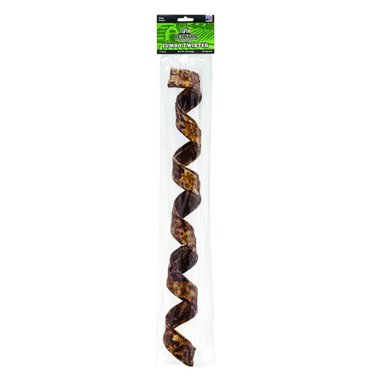 Red Barn Dog Jumbo Twister Rawhide Dog Treats