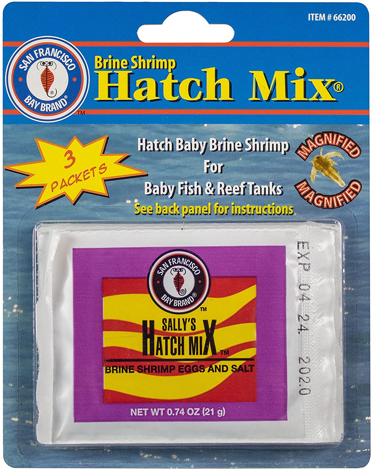 San Francisco Bay Brand Brine Shrimp Hatch Kit - 3 pk