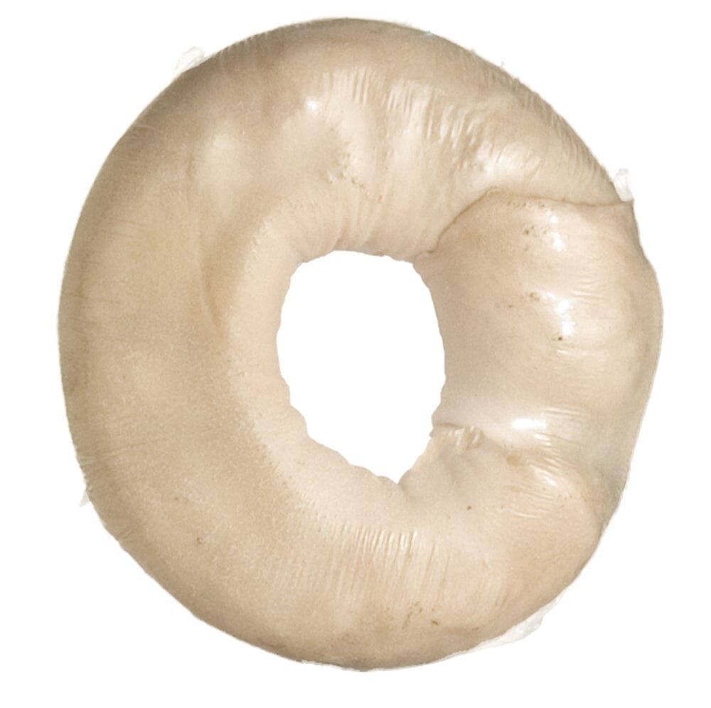 Savory Prime Rawhide Donut Dog Chew Natural - 4 in