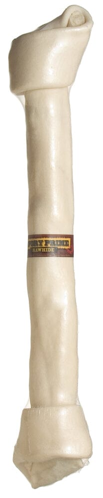 Savory Prime Supreme Knotted Rawhide Bones Bulk Natural - 19-21 in