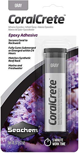 Seachem CoralCrete Epoxy Adhesive - Gray - 57 g
