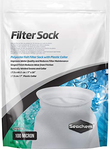 Seachem Filter Sock - 100 Micron - 7" x 16"