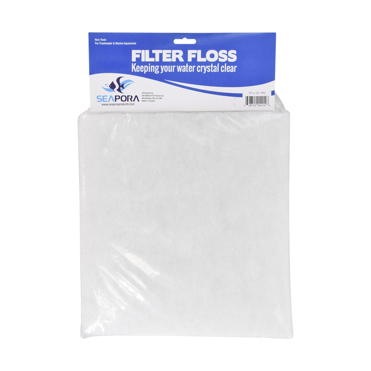 Seapora Filter Floss Pad - 10" x 12" - 1 pk