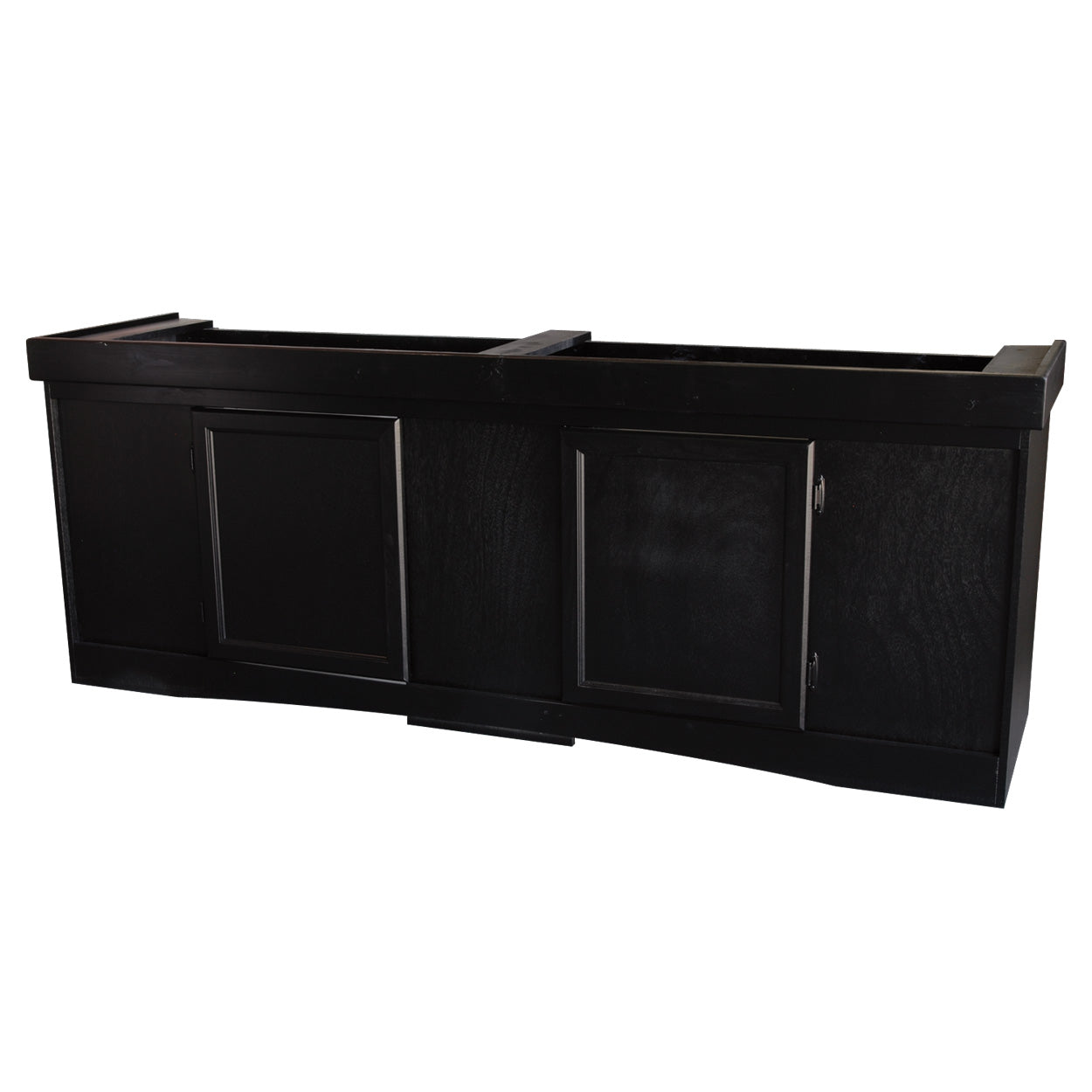 Seapora Monarch Cabinet Stand - Black - 72" x 18"