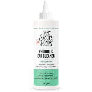 Skout's Honor Probiotic Wellness Ear Cleaner for Dogs and Cats - 4 oz Bottle