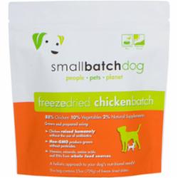 Small Batch Dog Freeze-Dried Sliders Chicken - 25 Oz