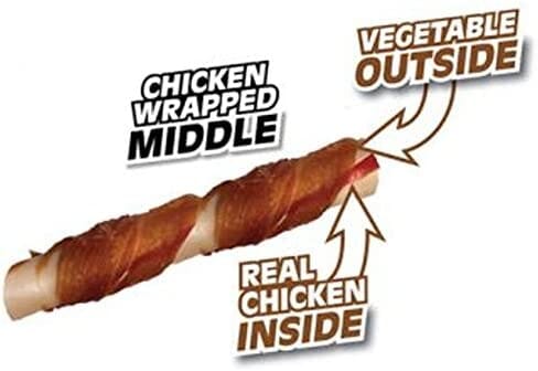 Smartbones Chicken Wrapped Sticks Dog Dental and Hard Chews - Chicken - 8 Pack