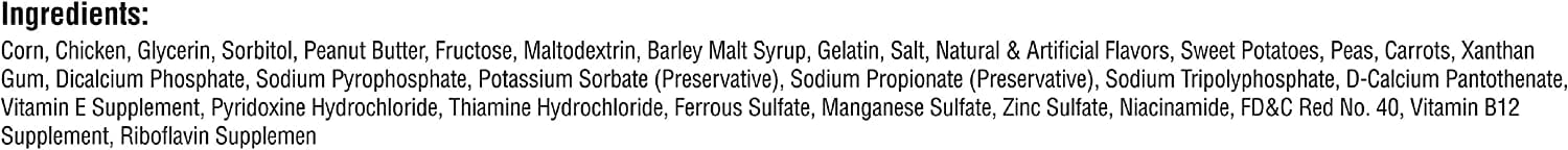 Smartbones Chicken Wrapped Sticks Dog Dental and Hard Chews - Peanut Butter - Mini - 15 Pack