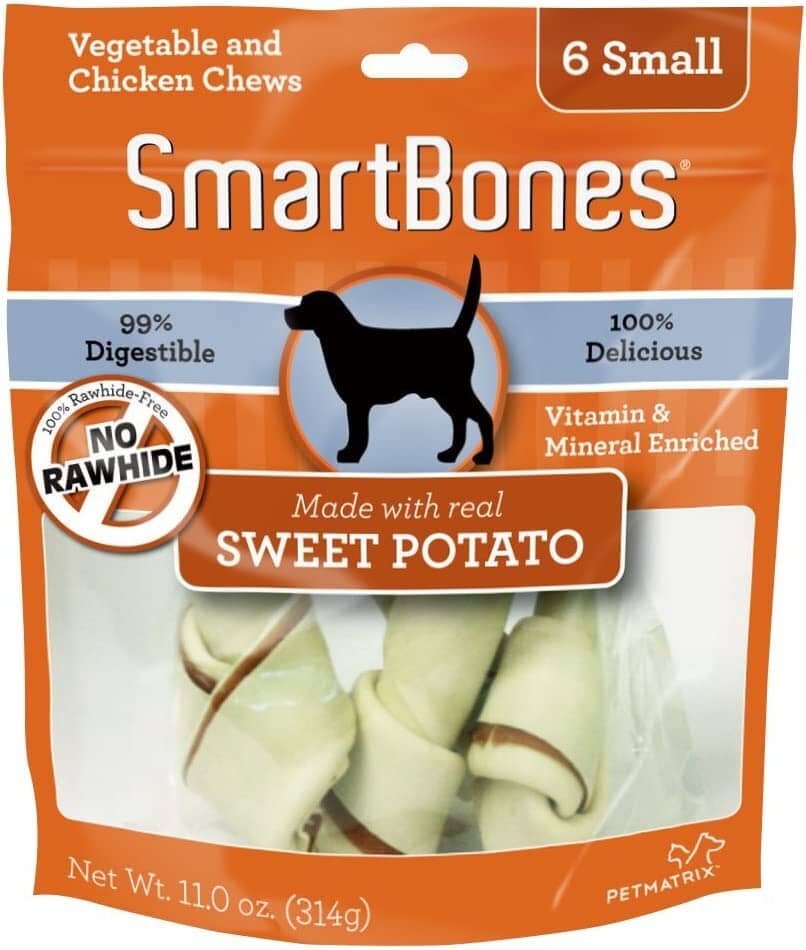 Smartbones Dog Dental and Hard Chews - Sweet Potato - Small - 6 Pack