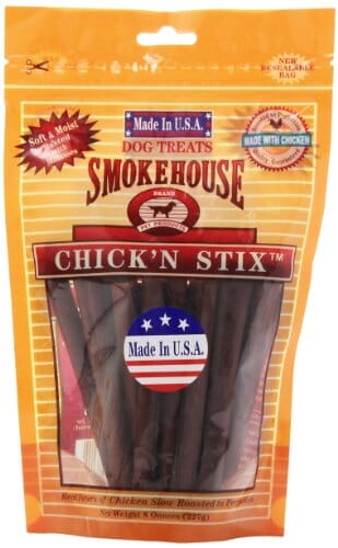 Smokehouse USA Chick'N Stix Natural Dog Chews - Chicken - 8 Oz