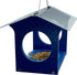 Songbird Essentials Bluebird Canteen Plastic Hopper Wild Bird Feeder - Blue - 7.5 X 10 X 17 In