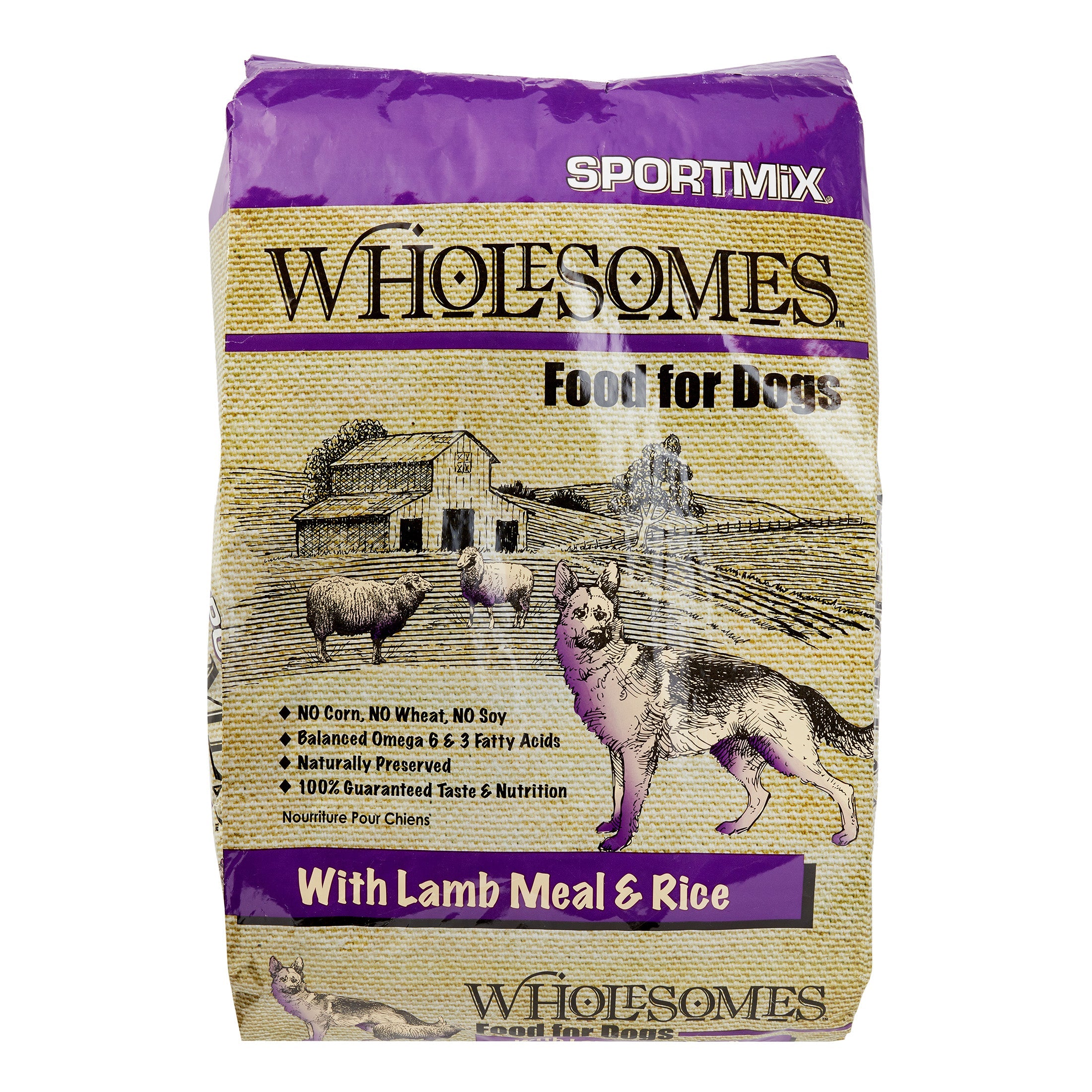 Sportmix Wholesomes Small Dog Adult Lamb Meal Rice - 40 lbs