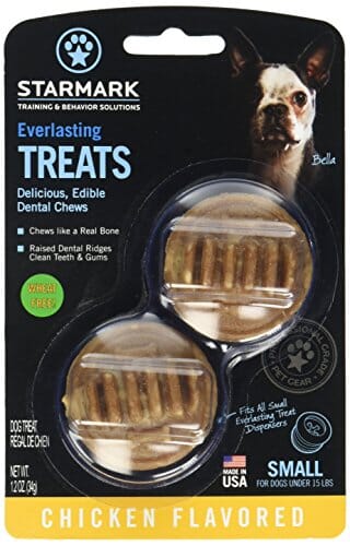 Starmark Everlasting USA Treat Dog Toy Stuffing Chewy Dog Treats - Chicken - Small