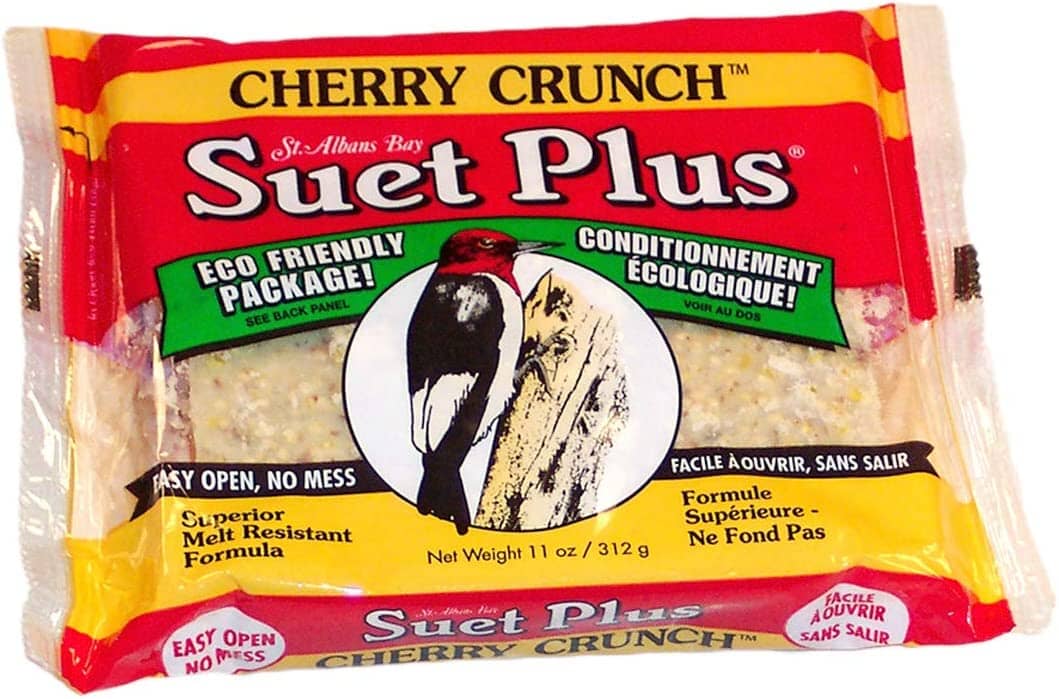 Suet Cakes Plus Cherry Crunch Suet Cakes Wild Bird Food - Cherry - 11 Oz