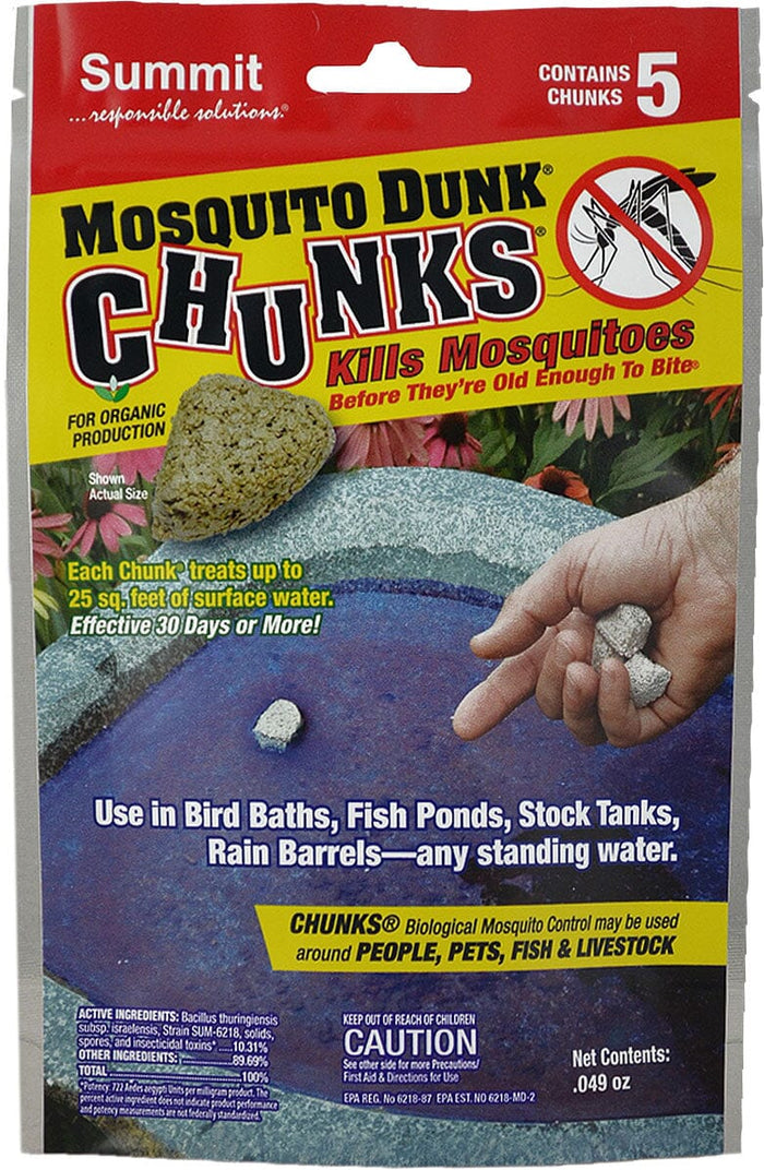 Summit Summit Mosquito Dunk Chunks Pond Water Treatment - 5 Count