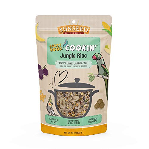 Sunseed Crazy Good Cookin' - Jungle Rice - 16 oz - Pack of 6