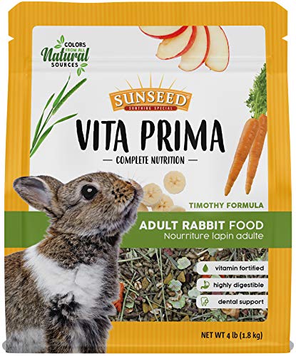 Sunseed Vita Prima - Adult Rabbit Food - 4 lb - Pack of 6