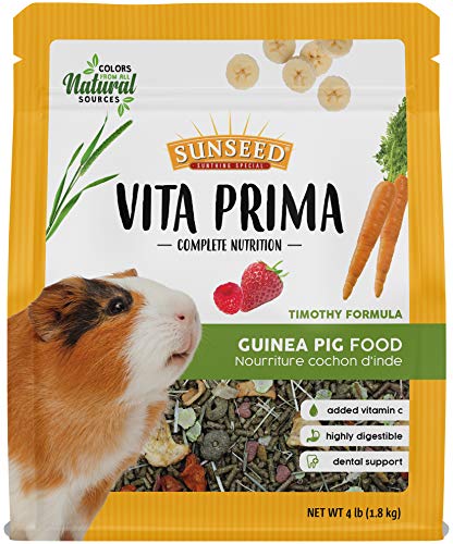 Sunseed Vita Prima - Guinea Pig Food - 4 lb - Pack of 6
