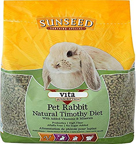 Sunseed Vita Sunscription Rabbit Natural Timothy Diet - 5 lb