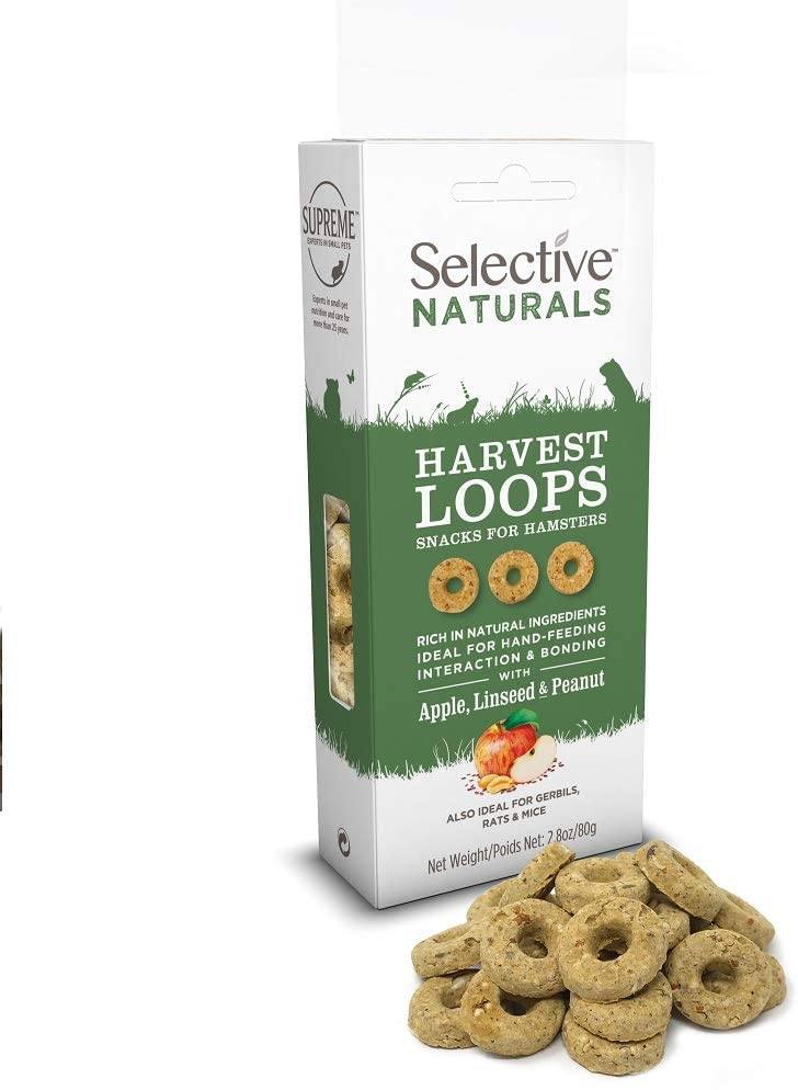 Supreme Pet Foods Selective Naturals Harvest Loops for Hamsters Small Animal Treats - 2.8 oz