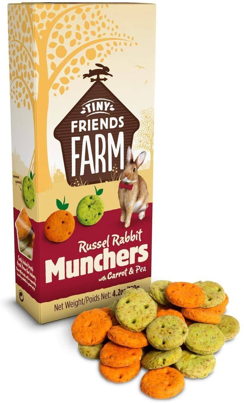 Supreme Pet Foods Tiny Friends Farm Russel Rabbit Munchers Small Animal Treats - 4.2 oz