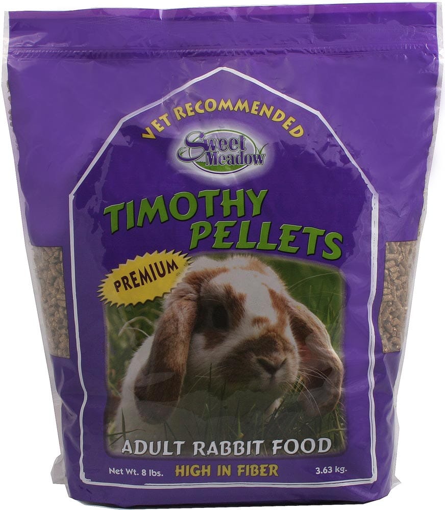 Sweet Meadow Farm All Timothy Rabbit Pellets Food - 8 lb - 5 Pack