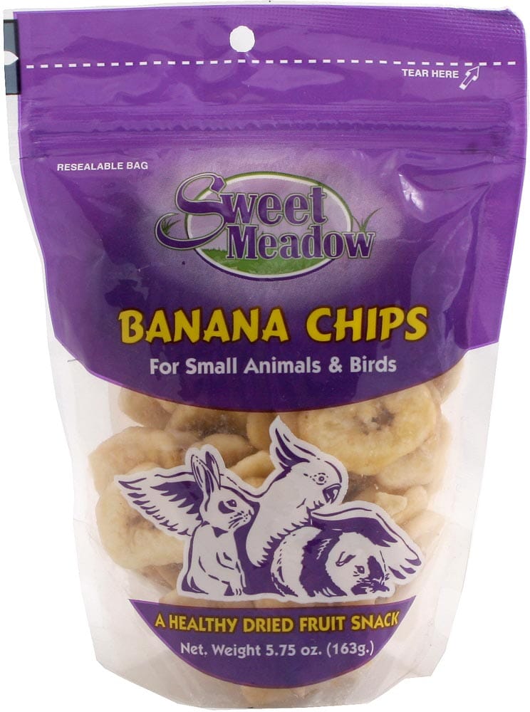 Sweet Meadow Farm Banana Chips Treat for Small Animals - 5.75 Oz