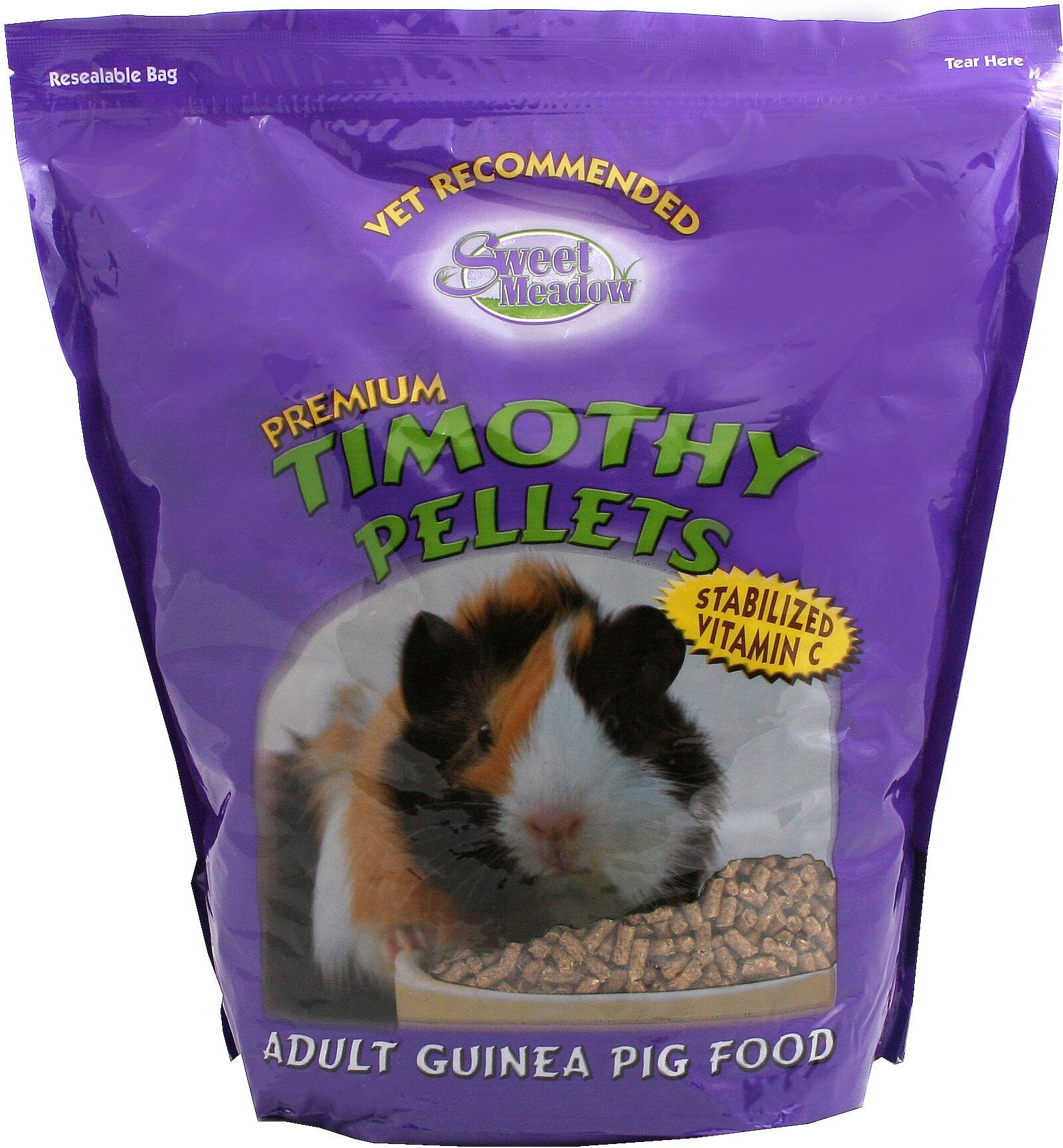 Sweet Meadow Farm Premium Timothy Pellets Guinea Pig Food - 10 lb