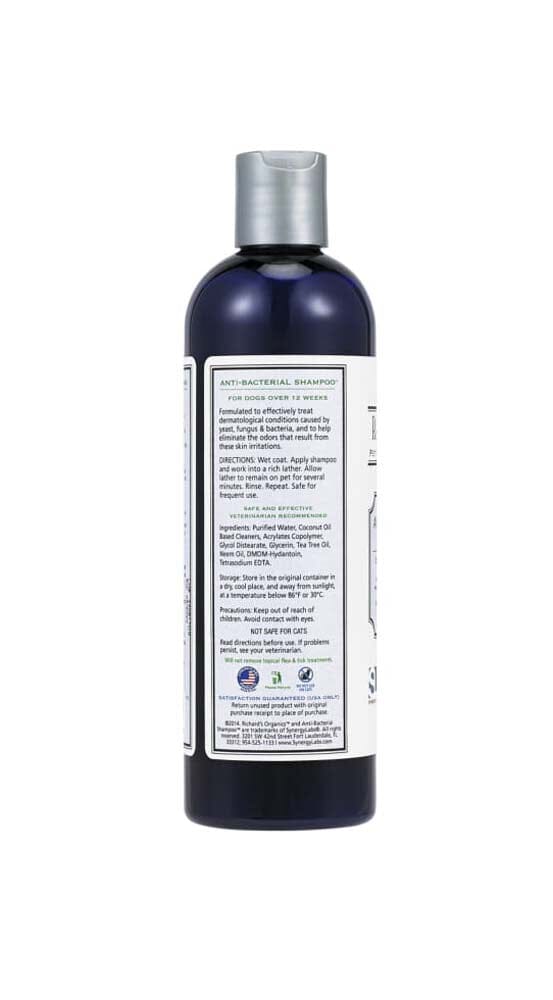 Synergy Labs Richards Organics Anti-Bacterial Shampoo - 12 fl Oz