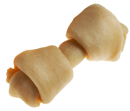 Tasman's Natural Pet Bison Rawhide 4" - 5" Dog Natural Chews - Small Bone