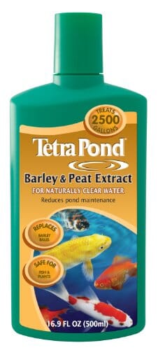 Tetra Pond Barley & Peat Extract Water Clarifier Pond Water Treatment Natural - 16.9 Oz