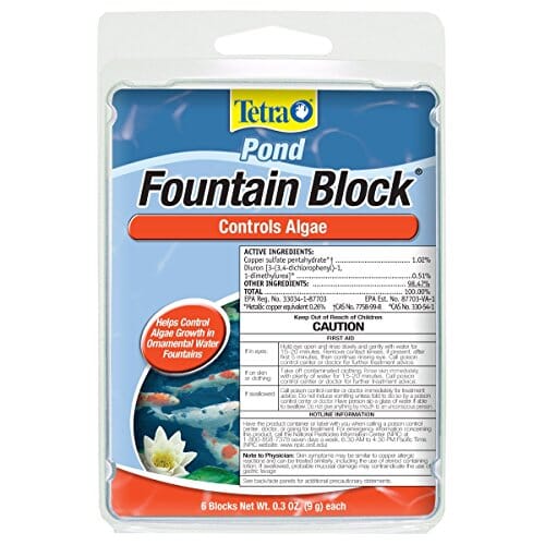 Tetra Pond Fountain Anti-Algae Block Pond Water Treatment - 6 Pack