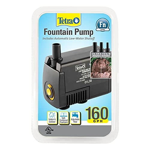 Tetra Pond Statuary Pump with Low Water Shutoff - 160 GPH