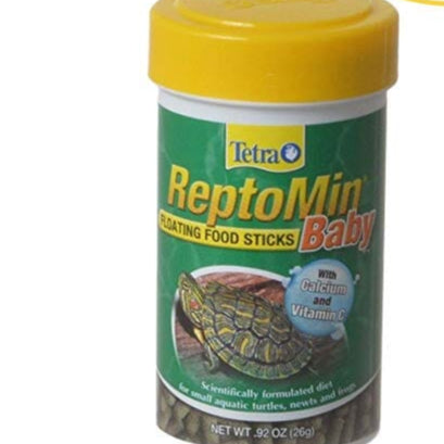 Tetra Reptomin Baby Turtle Floating Food Sticks Turtle Food - .92 Oz