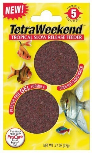Tetra weekend Tropical Slow-Release Feeder Aquatics Holiday Feeders - .85 Oz - 5 Day