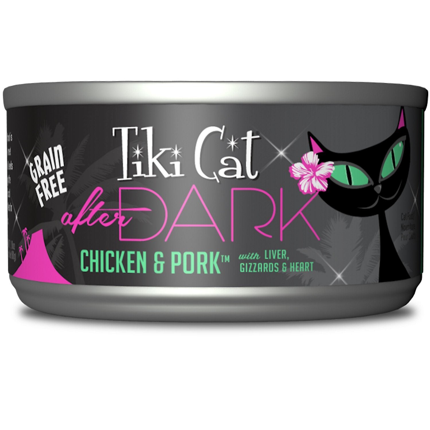 Tiki Cat After Dark Chicken & Pork Canned Cat Food - 2.8 oz Cans - Case of 12