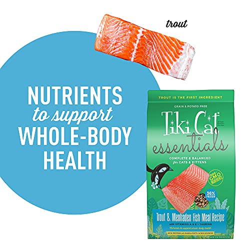 Tiki Cat Essentials Trout & Menhaden Fish Meal Recipe #12 Wet Cat Food -