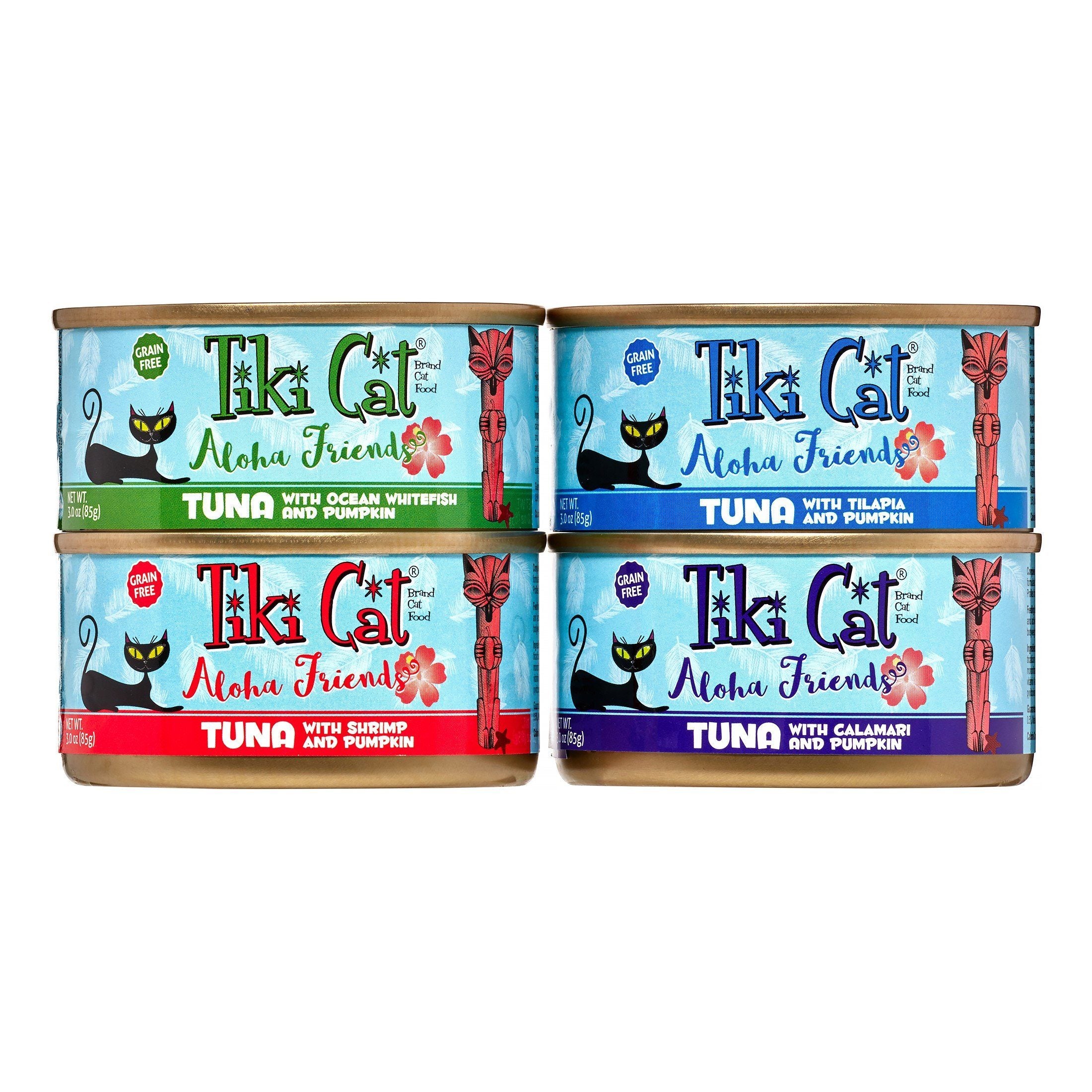 Tiki Cat Grain-Free Aloha Friends Variety Pack Canned Cat Food - 3 oz Cans - Case of 12